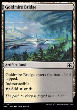 Goldmire Bridge (March of the Machine Commander Decks)