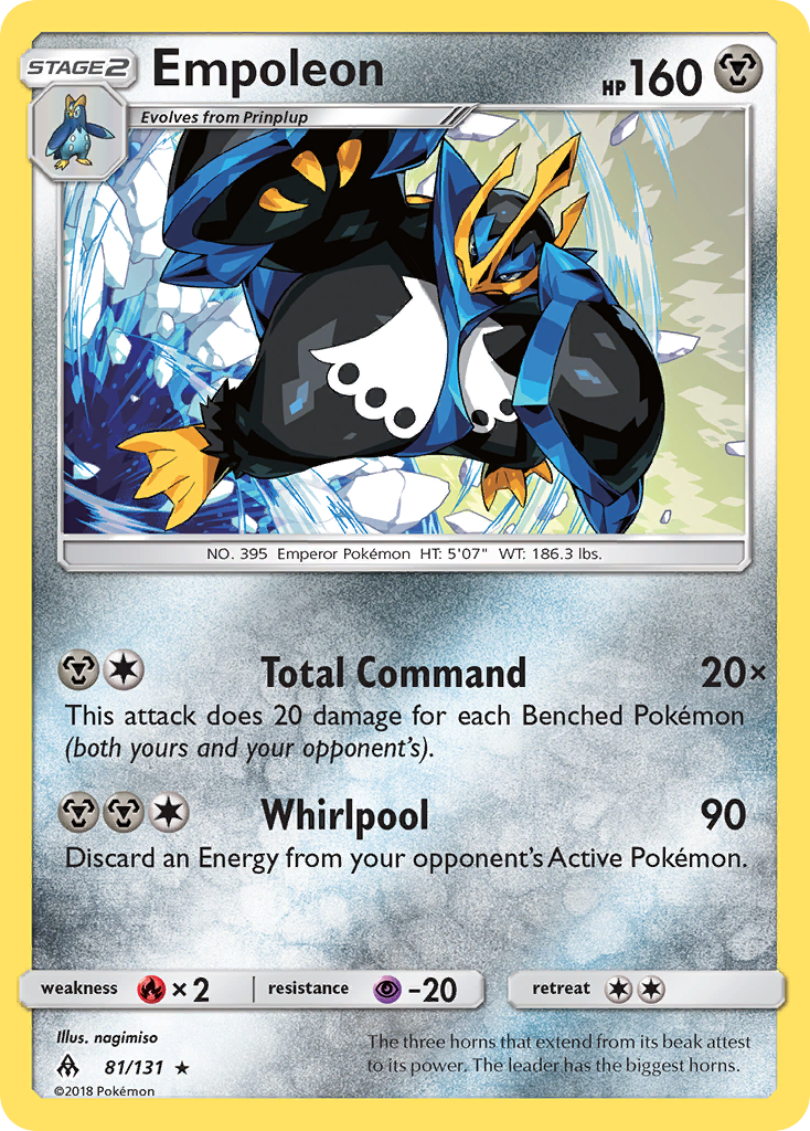 Empoleon (81/131) - Forbidden Light Pokémon Card