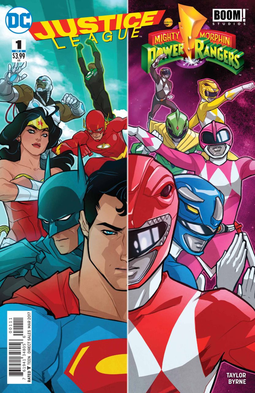 Justice League/Power Rangers #1 Comic
