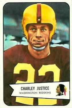 Charley Justice 1954 Bowman #39 Sports Card