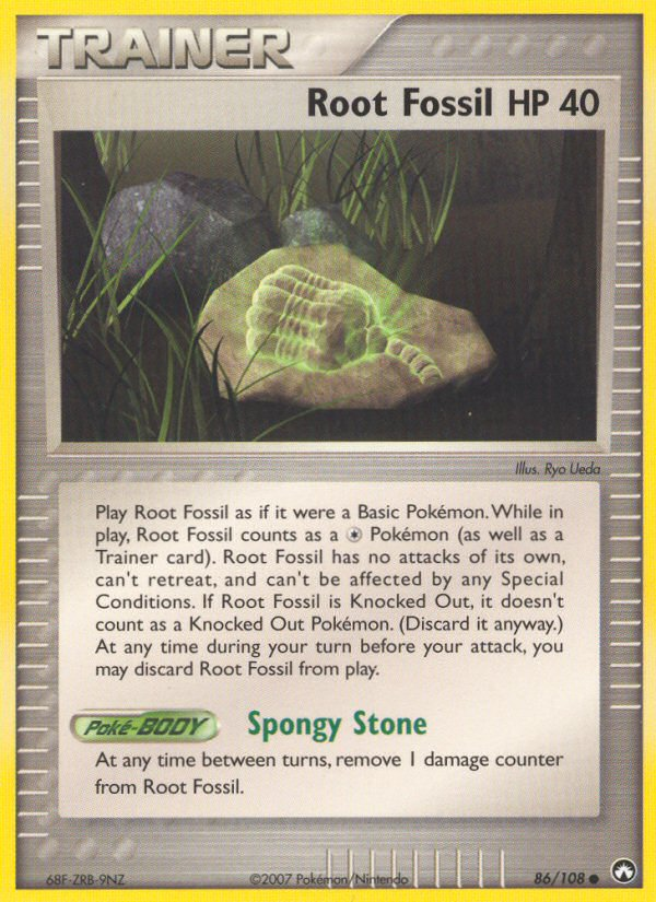 Root Fossil (Trainer: Item) (86/108) - Power Keepers Pokémon Card