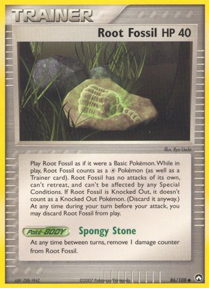 Root Fossil (Trainer: Item) (86/108) - Power Keepers