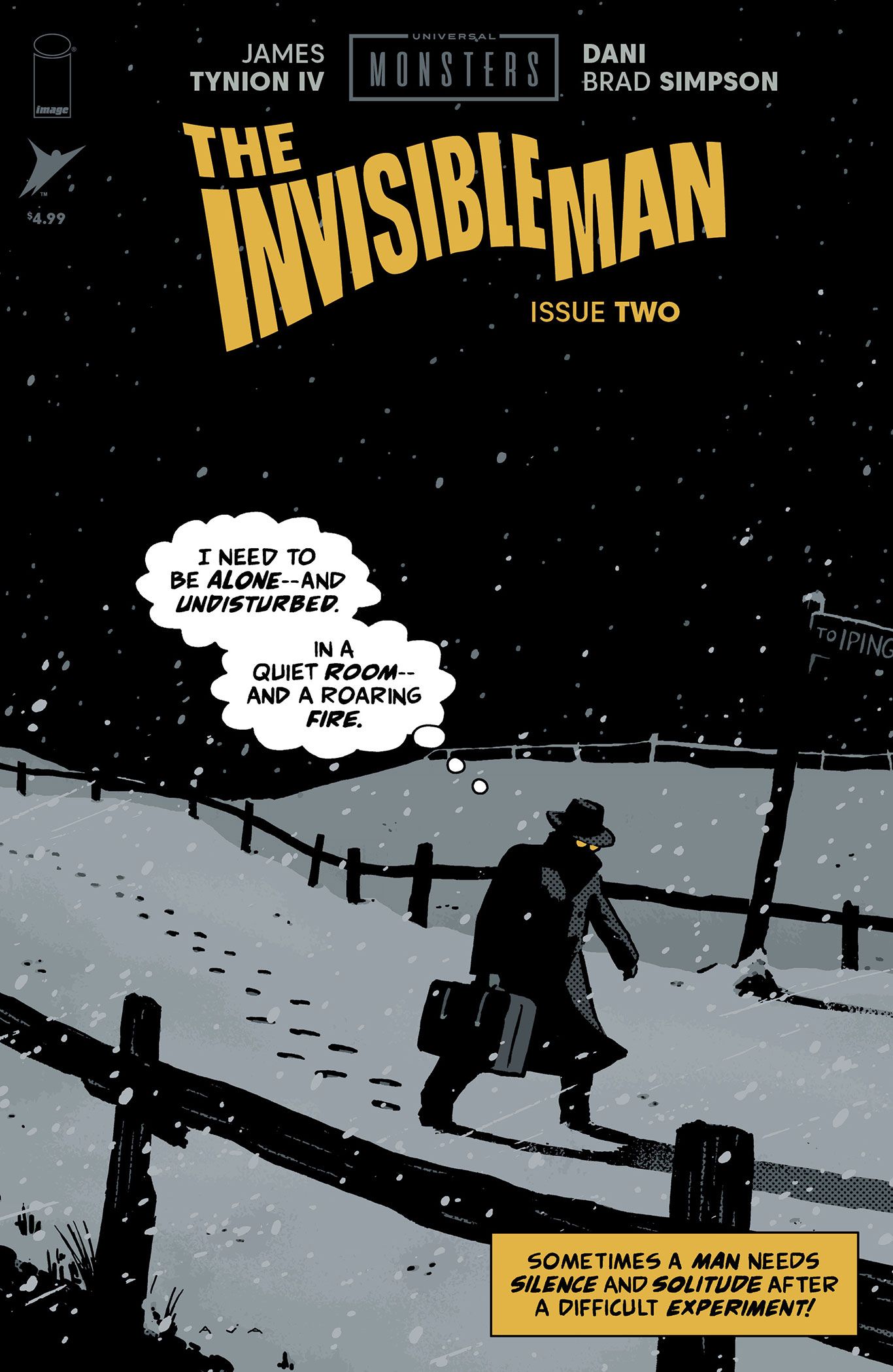 Universal Monsters: The Invisible Man #2 (Cvr C Inc 1:10 David Aja Pulp Variant) Comic