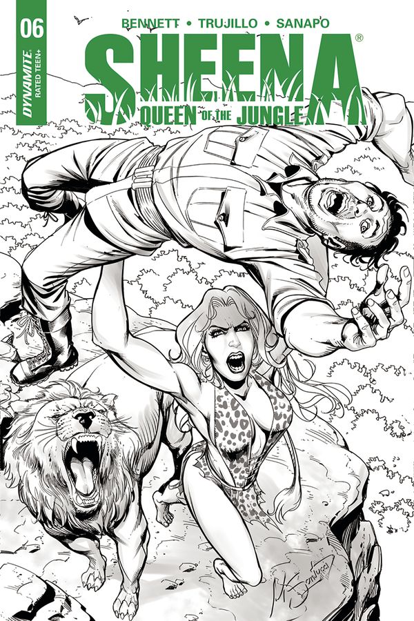 Sheena Queen of the Jungle #6 (Cover F 20 Copy Santucci B&w I)