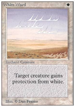 White Ward (Unlimited) Trading Card