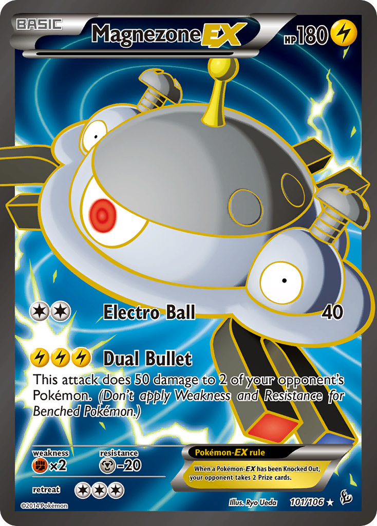 Magnezone EX (101/106) - Flashfire Pokémon Card