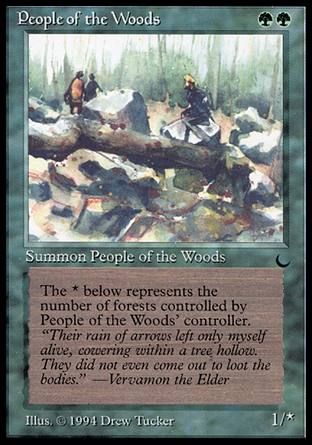 People of the Woods (The Dark) Trading Card