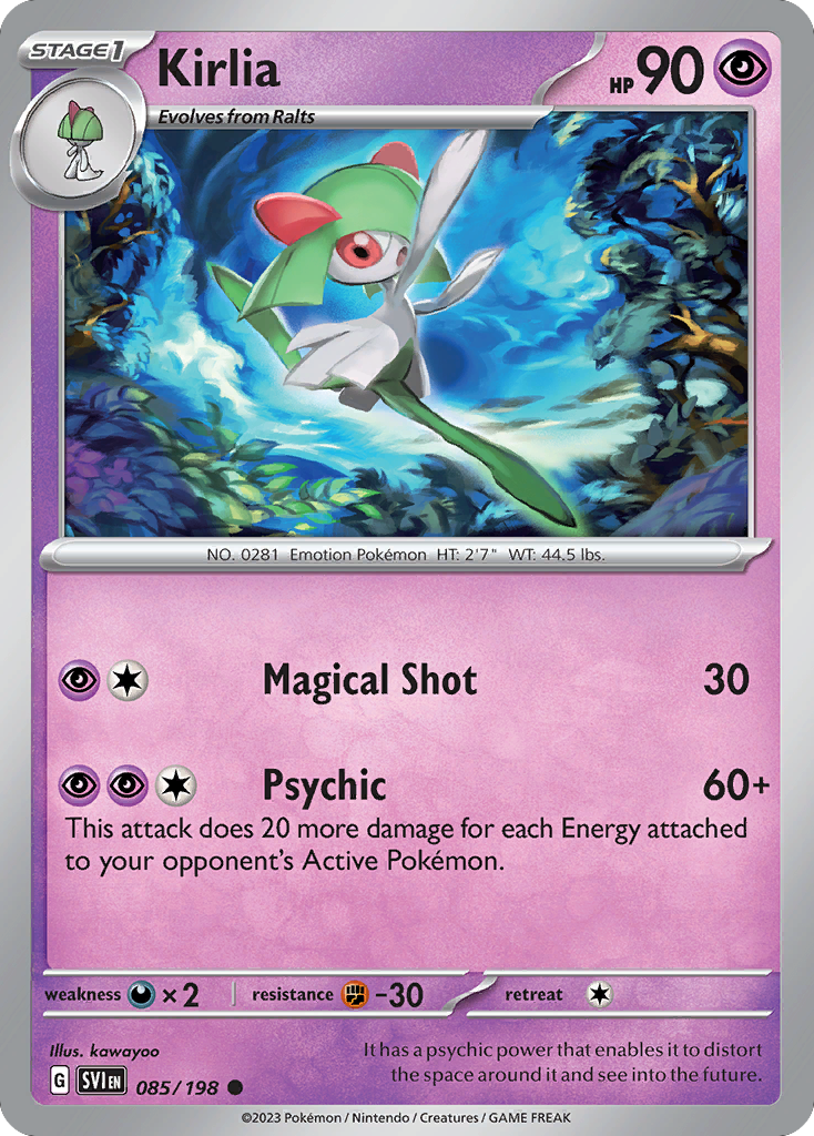 Kirlia (85/198) - Scarlet & Violet Pokémon Card