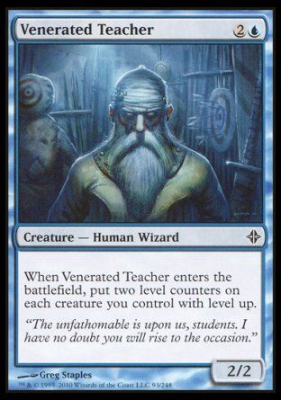 Venerated Teacher (Rise of the Eldrazi) Trading Card