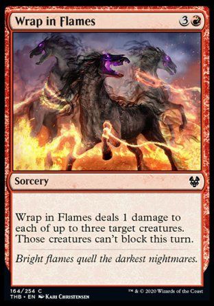 Wrap in Flames (Theros Beyond Death) Trading Card