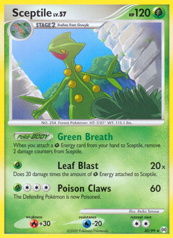 Sceptile (30/99) - Arceus Pokémon Card