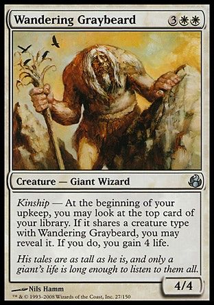 Wandering Graybeard (Morningtide) Trading Card