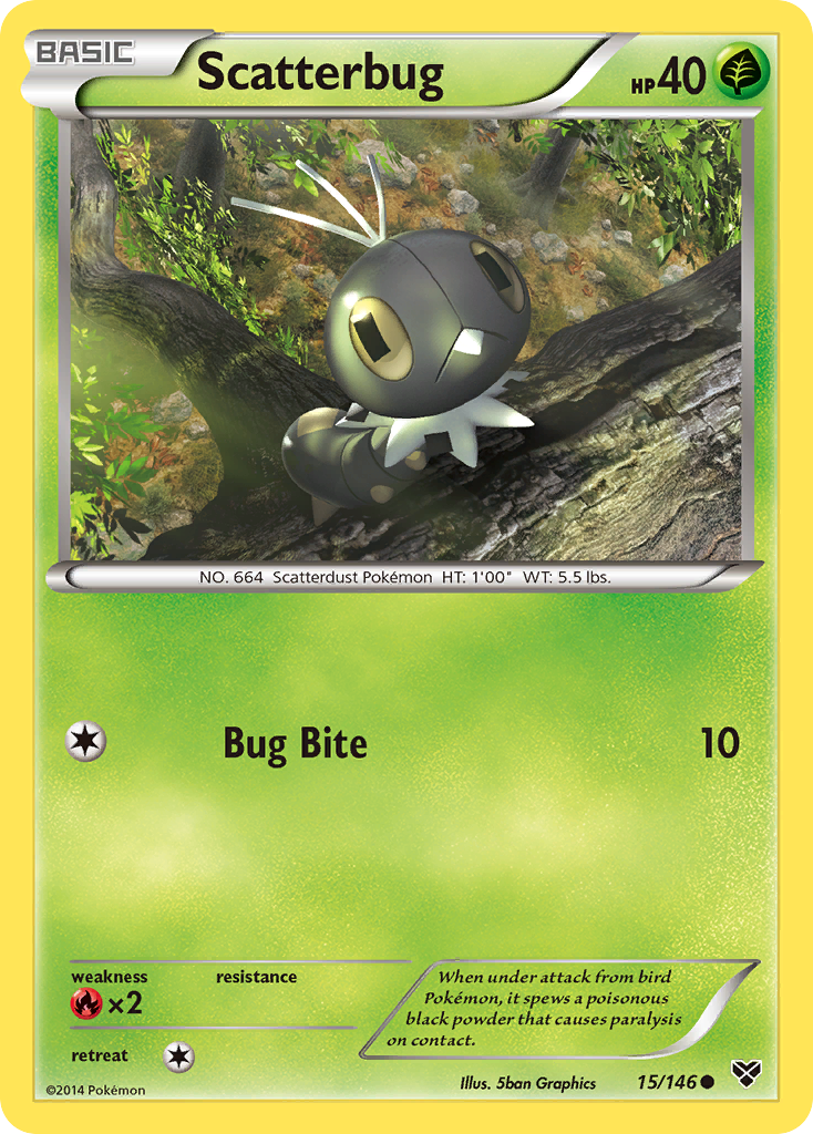 Scatterbug Pokémon Card