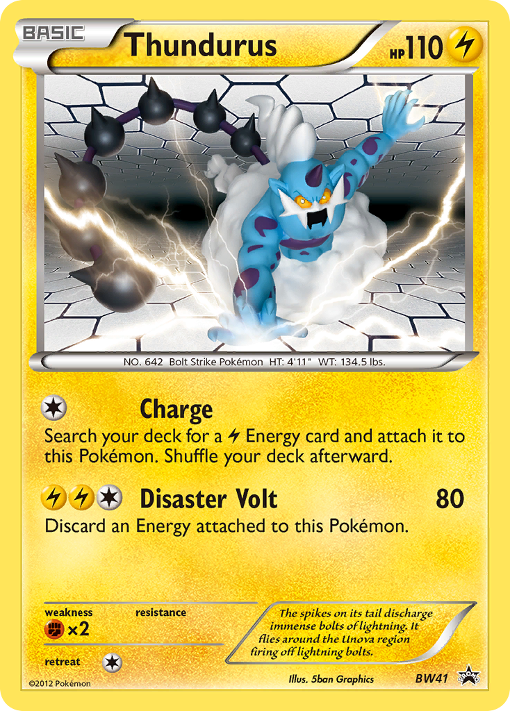 Thundurus Pokémon Card