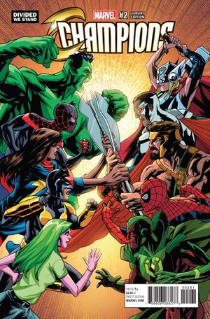 Champions #2 (Divided We Stand Variant)
