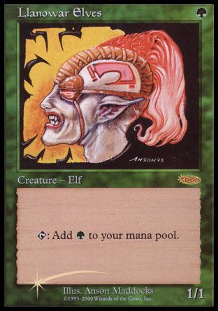 Llanowar Elves (FNM Promos) Trading Card