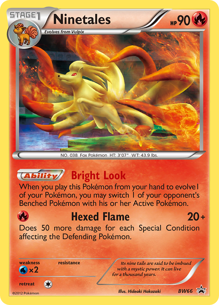 Ninetales (BW66) - BW Black Star Promos Pokémon Card