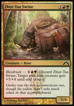 Zhur-Taa Swine (Gatecrash) Trading Card