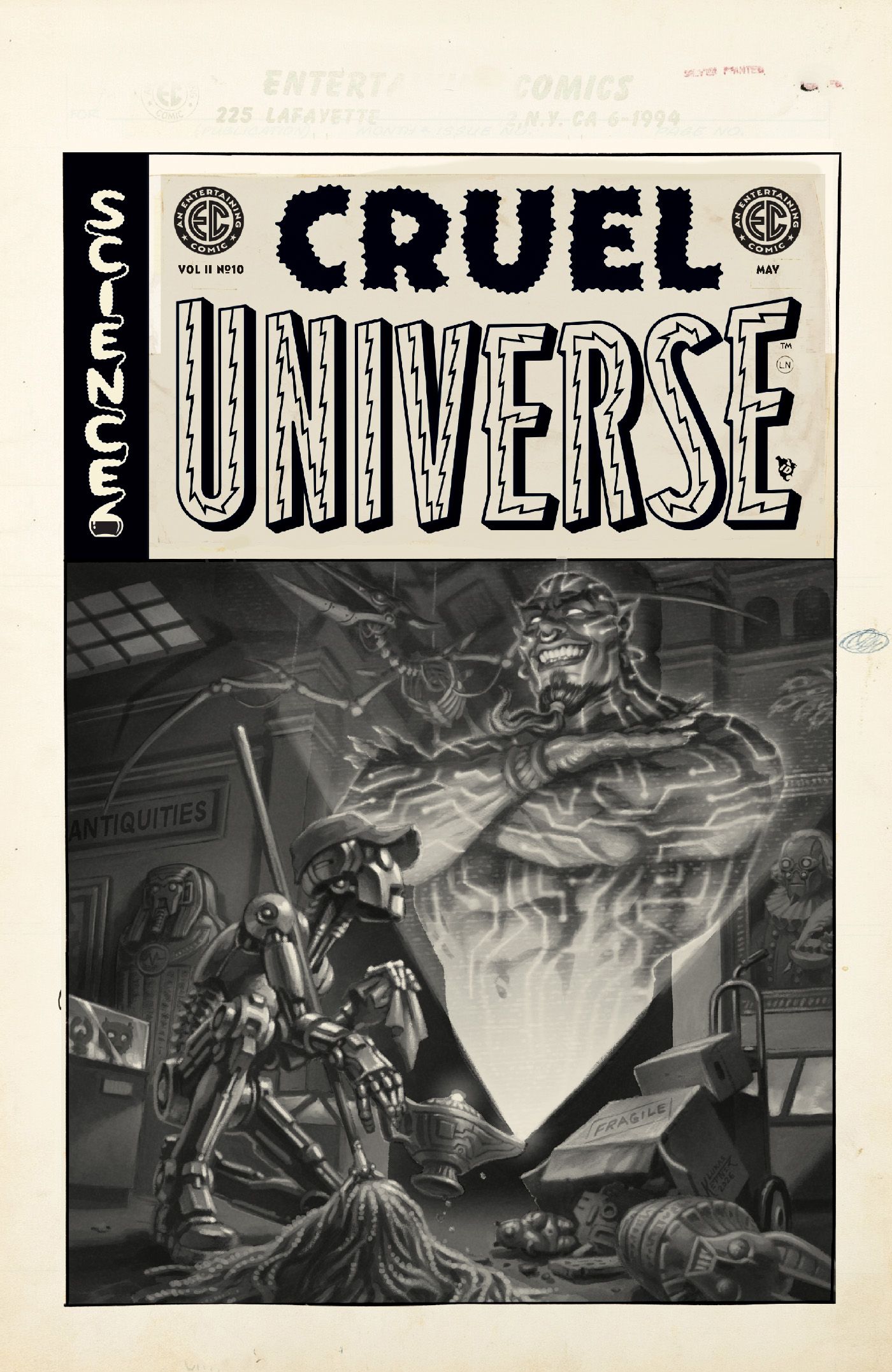 Cruel Universe 2 #10 (Cvr D Inc 1:20 Lukas Ketner B&W Artist Edition Variant) Comic
