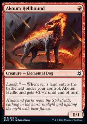 Akoum Hellhound (Zendikar Rising)