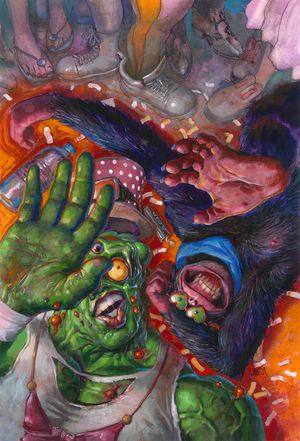 Toxie Team-Up #3 (Cvr C Fred Harper Exclusive Trading Card By Greg Scott Variant)