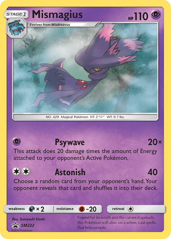 Mismagius (SM222) - SM Black Star Promos