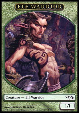 Elf Warrior (Elves vs. Goblins) Trading Card