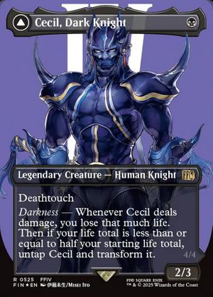 Cecil, Dark Knight (Final Fantasy - Borderless Surge Foil)