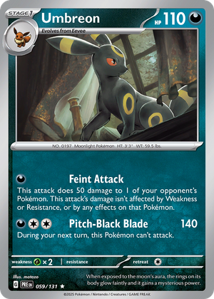 Umbreon (59/131) - Prismatic Evolutions (Master Ball Reverse Holo)