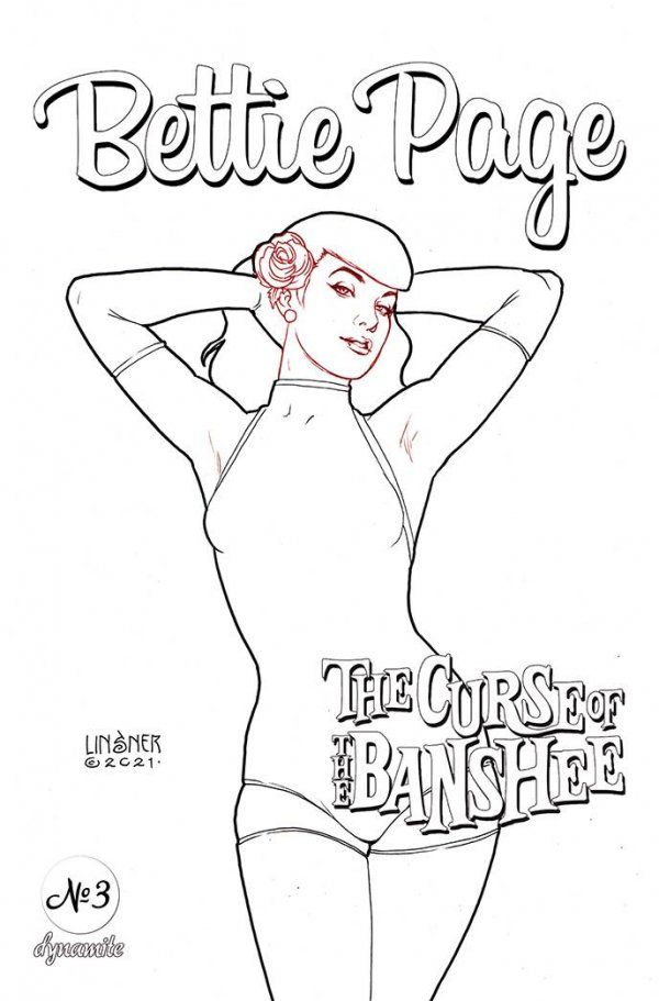 Bettie Page: The Curse of the Banshee #3 (Cover H 20 Copy Cover Linsner Penci)