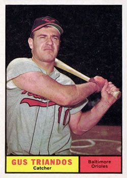 Gus Triandos 1961 Topps #140 Sports Card