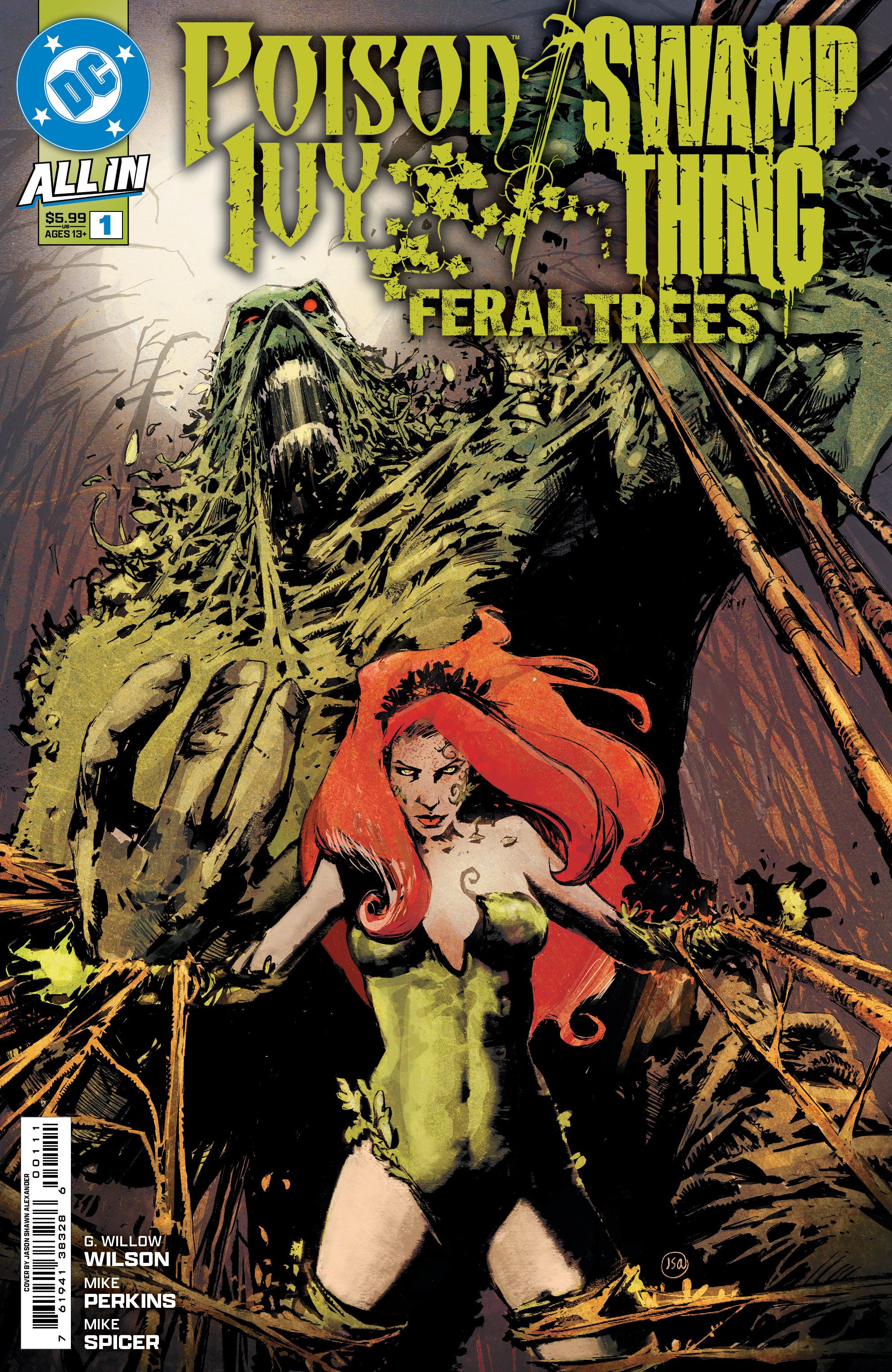 Poison Ivy / Swamp Thing: Feral Trees #1 Comic