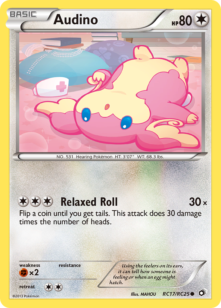 Audino (RC17) - Legendary Treasures Pokémon Card