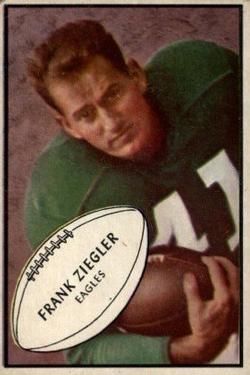Frank Ziegler 1953 Bowman #89 Sports Card