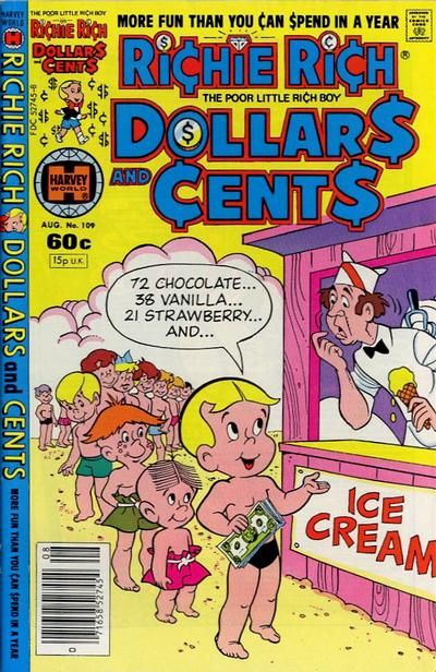 Richie Rich Dollars and Cents #109 Comic