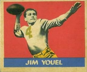 Jim Youel 1949 Leaf #57 Sports Card