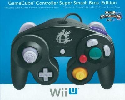 Nintendo GameCube Black Controller for Wii U [Super Smash Bros. Edition] Video Game