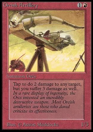 Orcish Artillery (Alpha) Trading Card