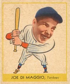 Joe DiMaggio 1938 Goudey Heads-Up (R323) #250 Sports Card