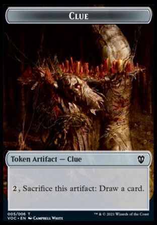 Clue (Innistrad Crimson Vow Commander Decks) Trading Card