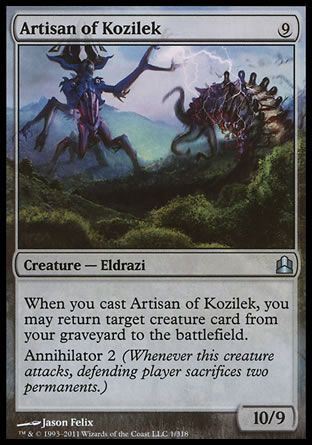 Artisan of Kozilek (MTG Commander) Trading Card