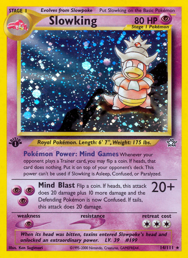 Slowking (14/111) - Neo Genesis Pokémon Card