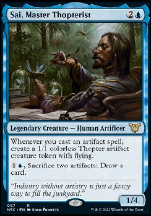 Sai, Master Thopterist (Kamigawa Neon Dynasty Commander Decks) Trading Card