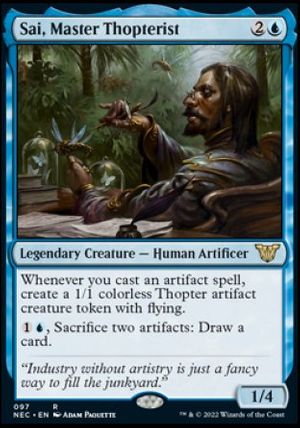 Sai, Master Thopterist (Kamigawa Neon Dynasty Commander Decks)