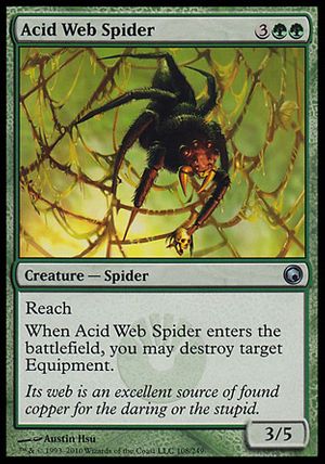 Acid Web Spider (Scars of Mirrodin)