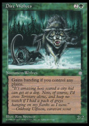 Dire Wolves (Ice Age) Trading Card