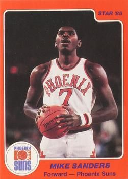 Mike Sanders 1984 Star #50 Sports Card