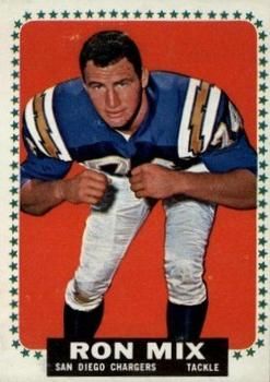 Ron Mix 1964 Topps #168 Sports Card