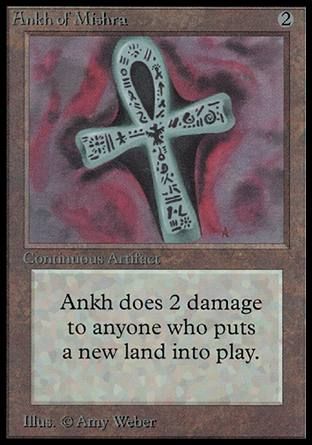 Ankh of Mishra (Beta) Trading Card