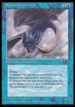 Storm Elemental (Alliances) Trading Card